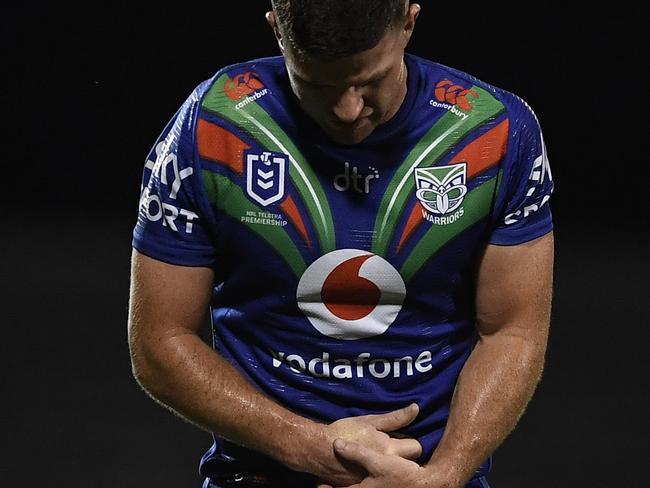 Chad Townsend won’t feature in the Warriors’ last game of the season after picking up an injury on Friday night. (Photo by Ian Hitchcock/Getty Images)