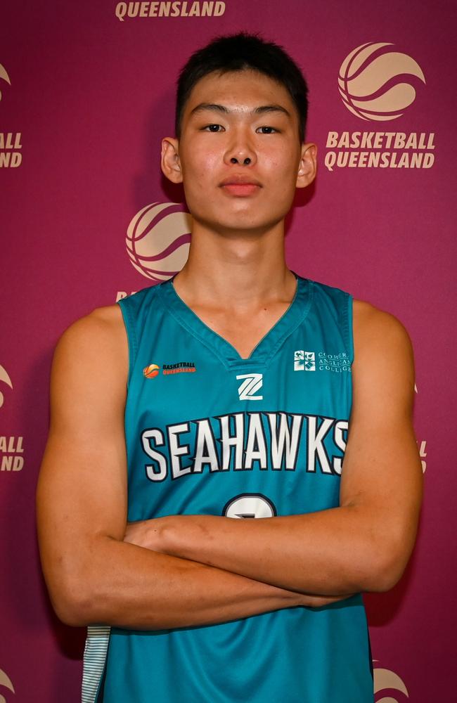 Basketball Queensland South U16 Boys player Mitchell Chen Picture: Basketball Queensland