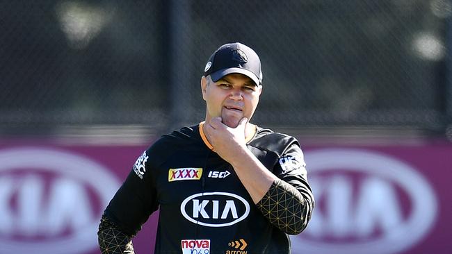 Broncos coach Anthony Seibold is keen for some competition to keep reserve grade players match fit for an NRL call up. Picture: AAP.