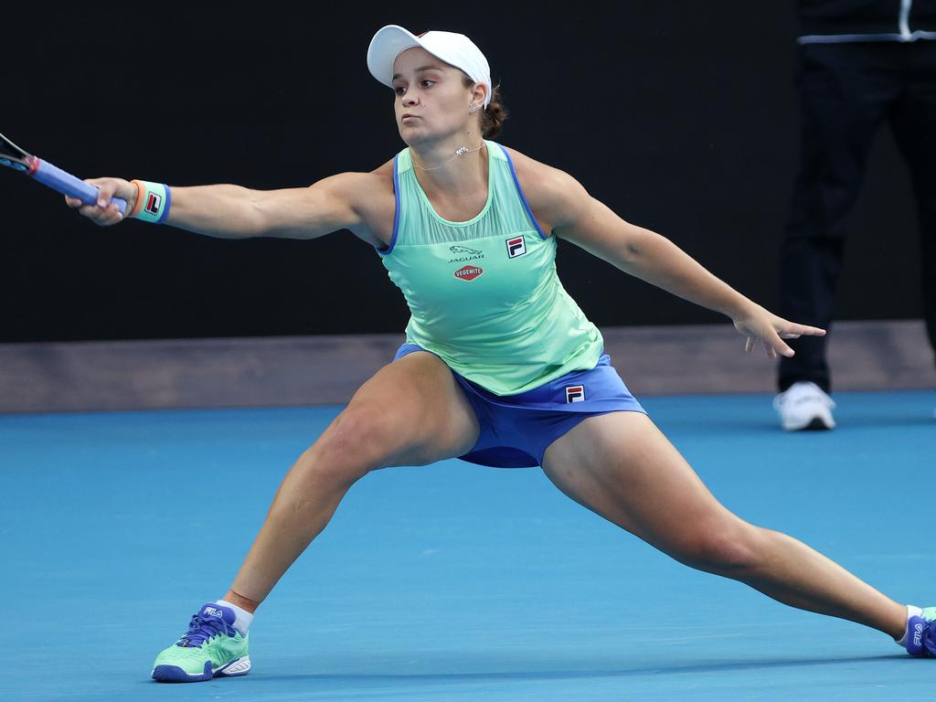 Australian Open 2020 Ash Barty Jim Courier Interview Vs Alison Riske The Courier Mail 