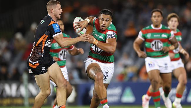 Keaon Koloamatangi has put up incredible numbers since moving to the middle. Picture: Cameron Spencer/Getty Images