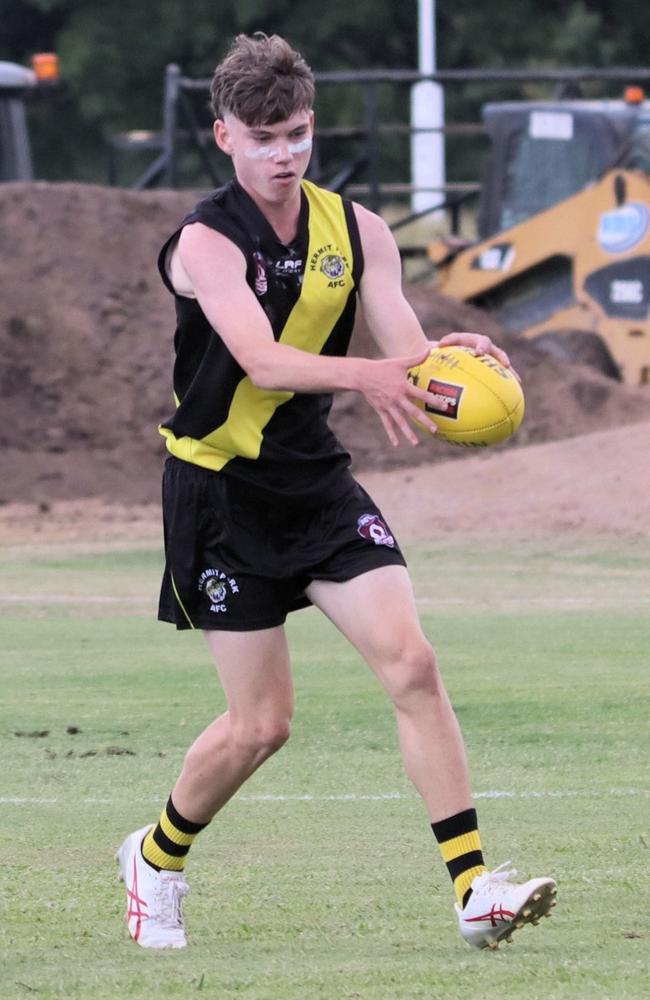Hermit Park Tigers junior player Lachlan Jeffs. Picture: John Zohn.