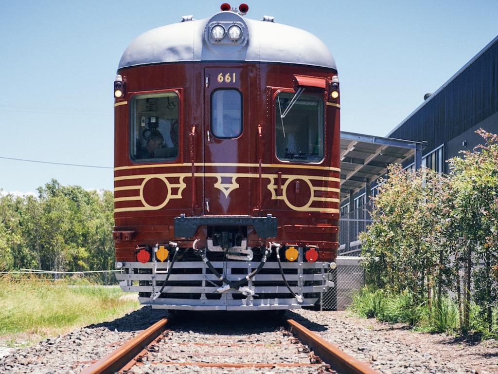 Byron Bay’s solar train. Picture: Supplied