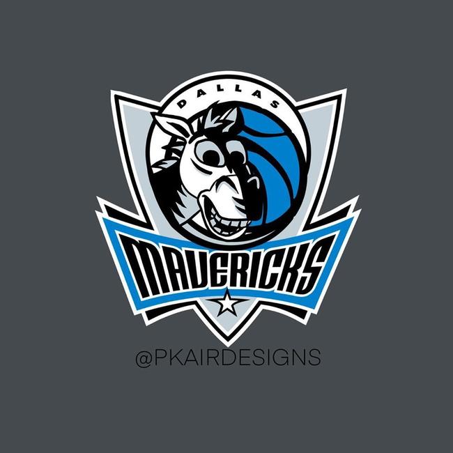 Dallas Mavericks v Toy Story’s Bullseye. Picture: pkairdesigns/Instagram