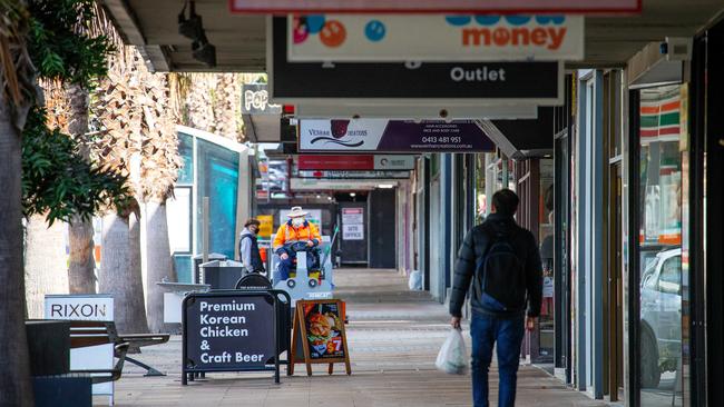 Geelong is under stage three restrictions. Picture: Mark Stewart