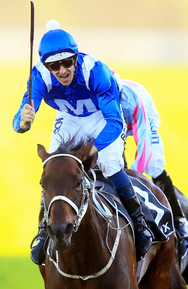 Hugh Bowman has enjoyed a stellar season in partnership with champion mare Winx. Picture: Jenny Evans