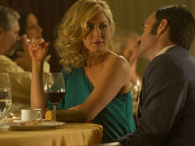 Intriguing ... Jennifer Aniston and Will Forte in a scene from Life of Crime.