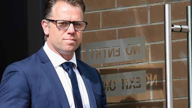 Former AFL star Glenn Archer leaves Heidelberg Magistrates' Court after being convicted. Picture: Nicole Garmston                        <a capiid="a6ca320d60a5d266226df09d642a0e68" class="capi-video">Glenn Archer says he'll definitely be appealing court's decision</a>