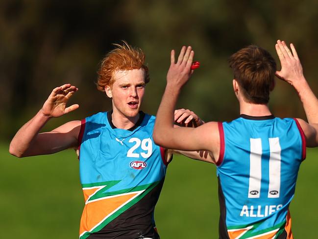 Tye Gander has been a standout for St George in Premier Division. Photo: Graham Denholm/AFL Photos via Getty Images