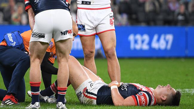 Victor Radley suffered a season ending ACL injury playing on Bankwest Stadium last Friday night.