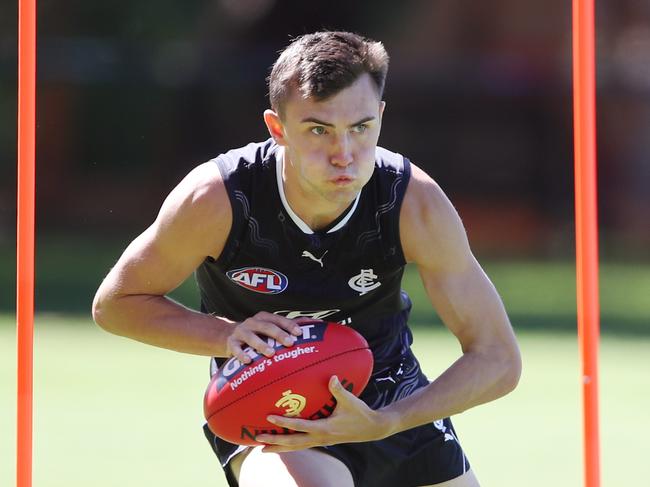 It remains to be seen whether the Blues’ risk to trade up for Jagga Smith will pay off. Picture: David Crosling