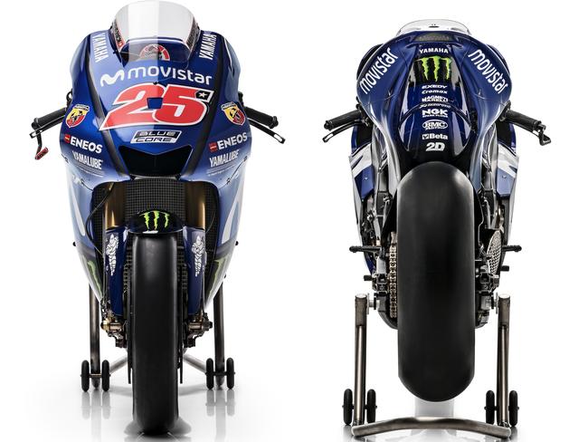 Images of the new Movistar Yamaha MotoGP livery for 2018. Pic: Yamaha