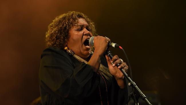 Emma Donovan and The Putbacks play at the 2022 National Indigenous Music Awards. Picture: (A)manda Parkinson