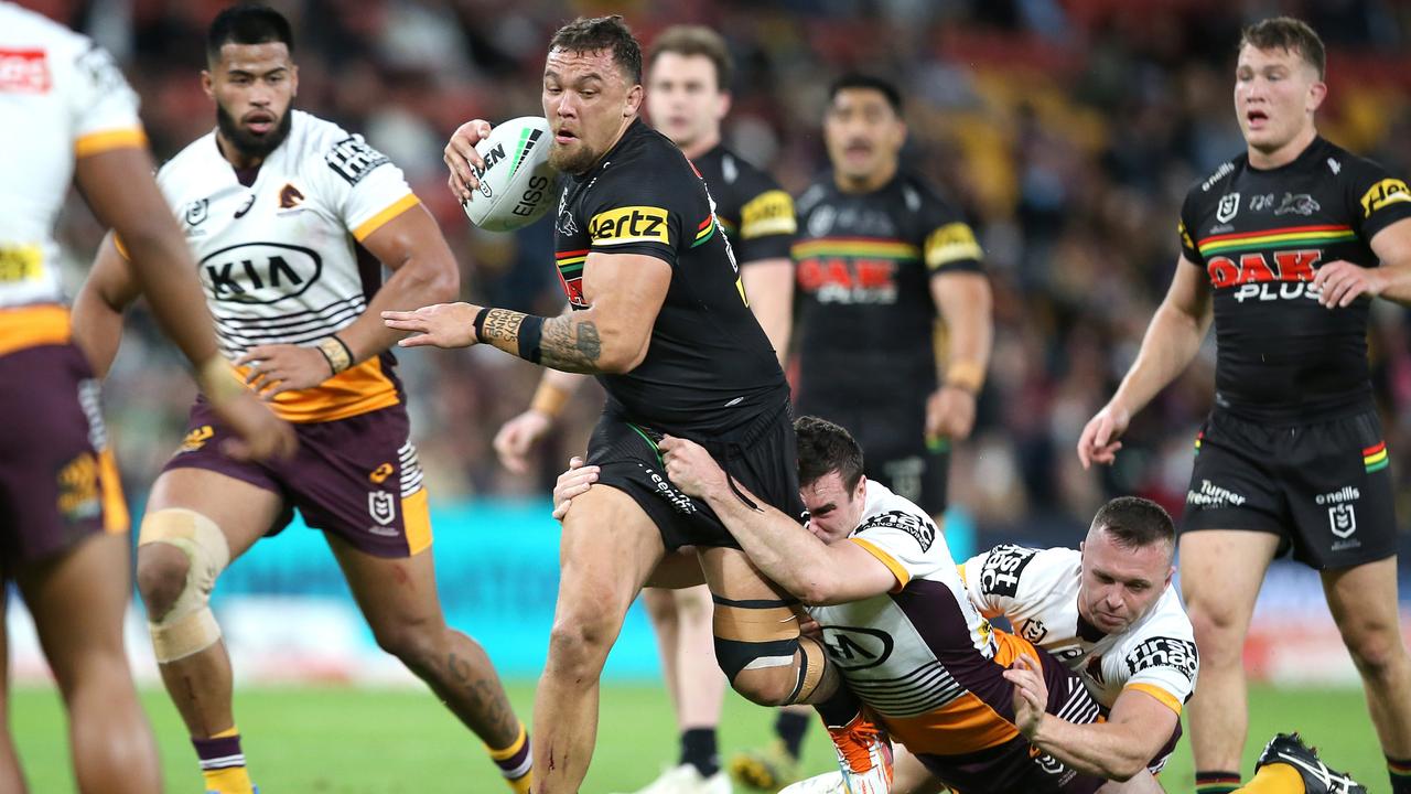 With James Fisher-Harris leaving the bubble for 3 weeks, TPJ is set to become a super sub for the Panthers. Picture: Getty Images.