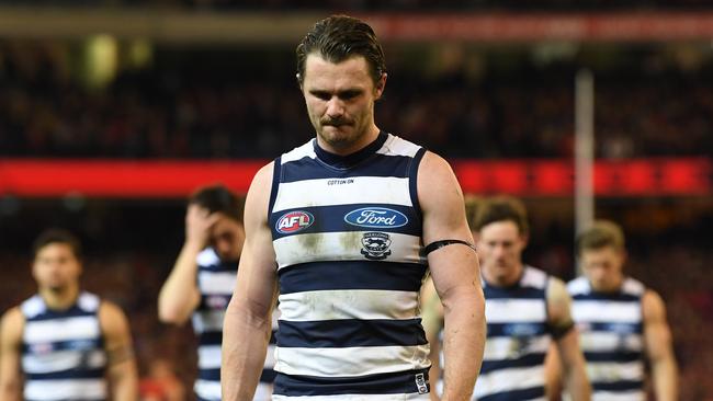 Patrick Dangerfield hoped his homecoming would include a premiership. Pic: AAP