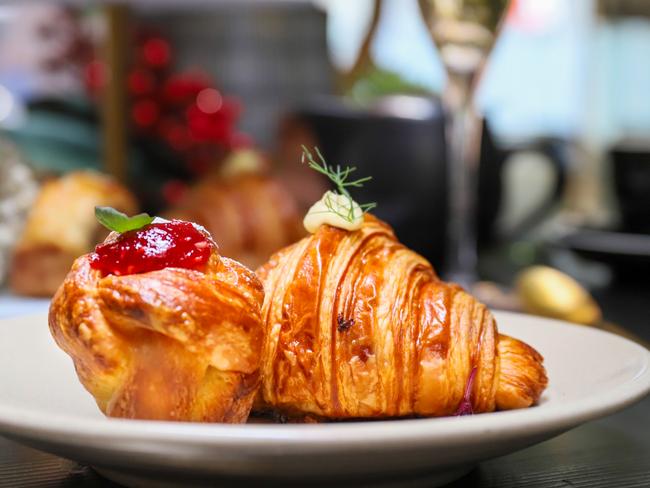 Savoury bites at KOI’s Christmas High Tea. Picture: Jenifer Jagielski