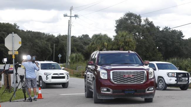 Brian Laundrie’s father joined the search this week. Picture: Octavio Jones/Getty Images/AFP.