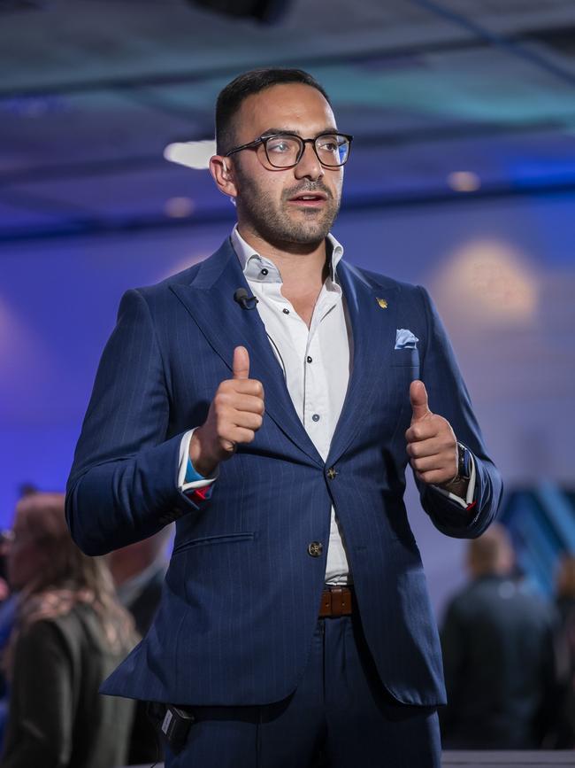 2024 Tasmanian State Election Simon Behrakis member Liberal member for Clark. Picture: Caroline Tan