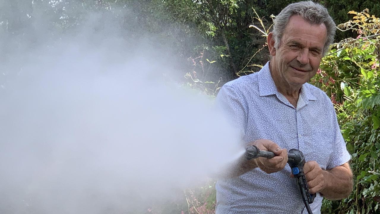 Noosa North Shore 4WD Car Wash owner Bernie Stafford, 70, believes many retirees mistake motion for progress.