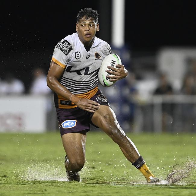 Corey Parker is not so confident that Selwyn Cobbo will start at fullback in round one. Picture: Ian Hitchcock/Getty Images