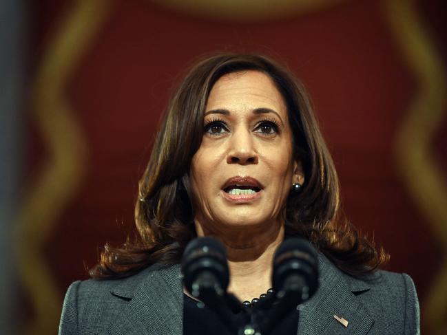 Vice President Kamala Harris faces huge challenges. Picture: AFP