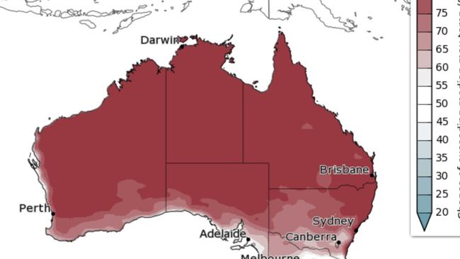 Rain will give way to heat in February.