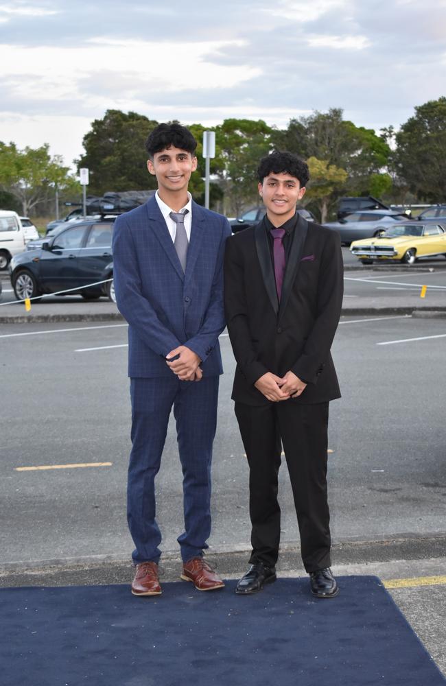 Students at the 2024 Chancellor State College formal.