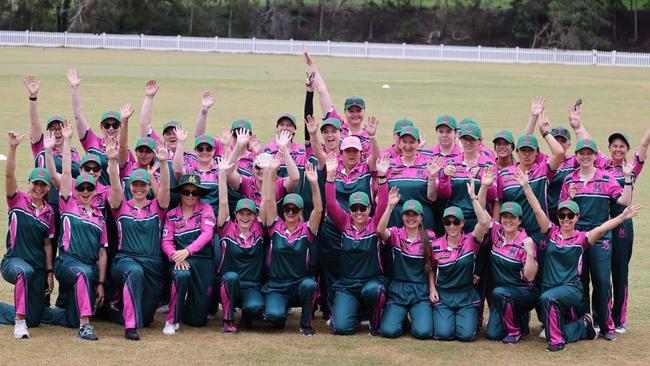 Helensvale Pacific Pines have been a pioneer club for women's cricket on the Gold Coast. Picture: Supplied.