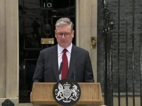 Keir Starmer Delivers First Speech as PM on Steps of Downing Street