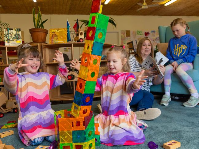 Early childhood educator Helen Tselios said even parents who don’t work on Saturdays enjoy the program because it gives them quality time for themselves. Picture: Jason Edwards