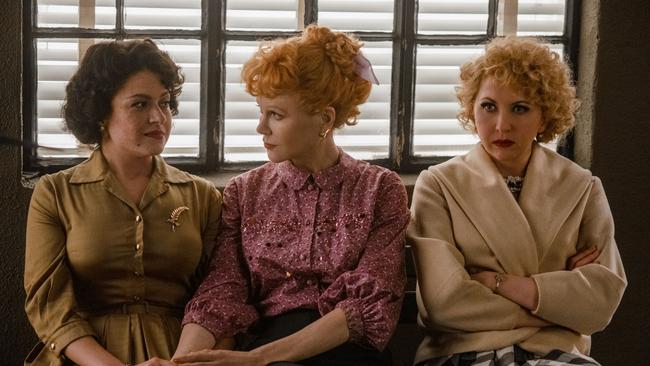 Alia Shawkat, Niciole Kidman and Nina Arianda in Being the Ricardos