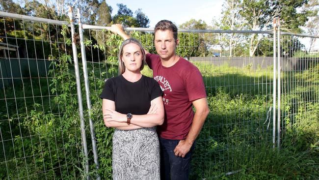 Brisbane couple Annie and Raf Solomon Ryder were among homebuyers affected by Privium collapse in 2021.