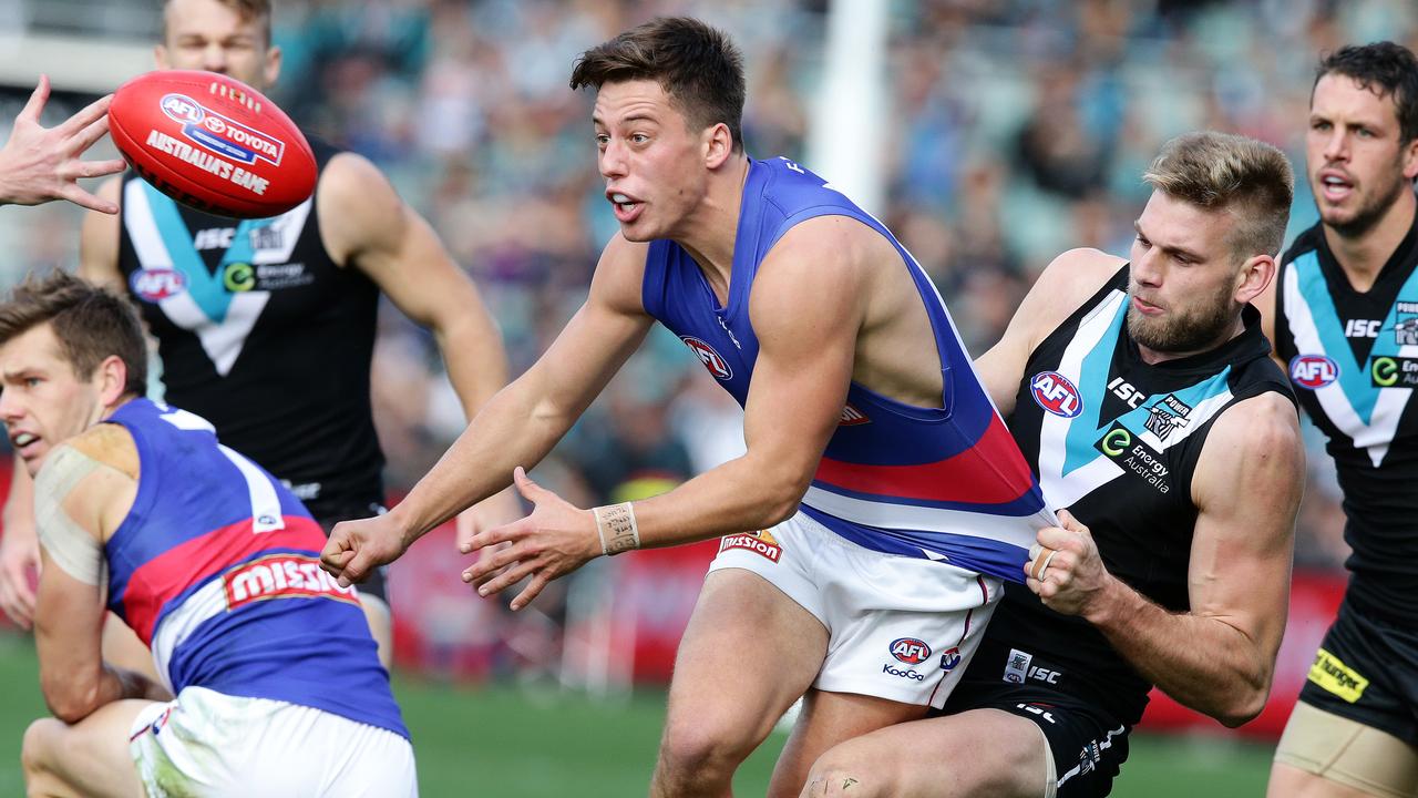 Nathan Hrovat becomes Western Bulldogs’ seventh Rising Star nominee in ...