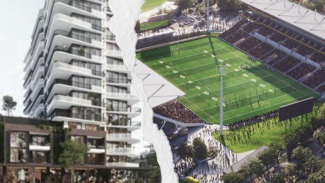 How the refurbished Penrith Stadium would look. Picture: Infrastructure NSW