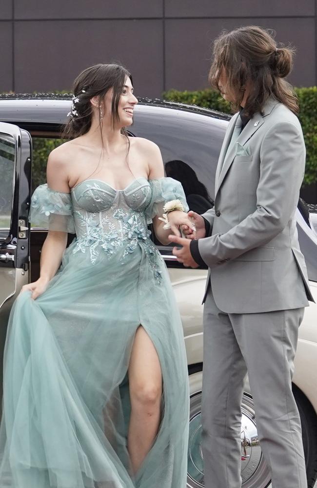 Rogan and Matilda at the Caloundra Christian College formal 2024