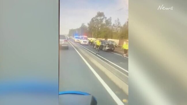 Centenary Highway Crash Footage