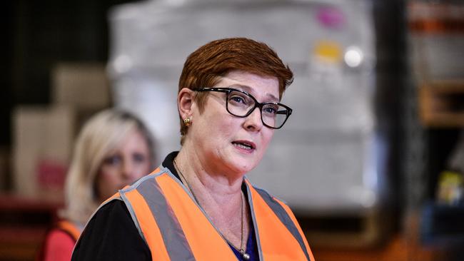 Foreign Affairs and Women Minister Marise Payne. Picture: NCA NewsWire/Flavio Brancaleone