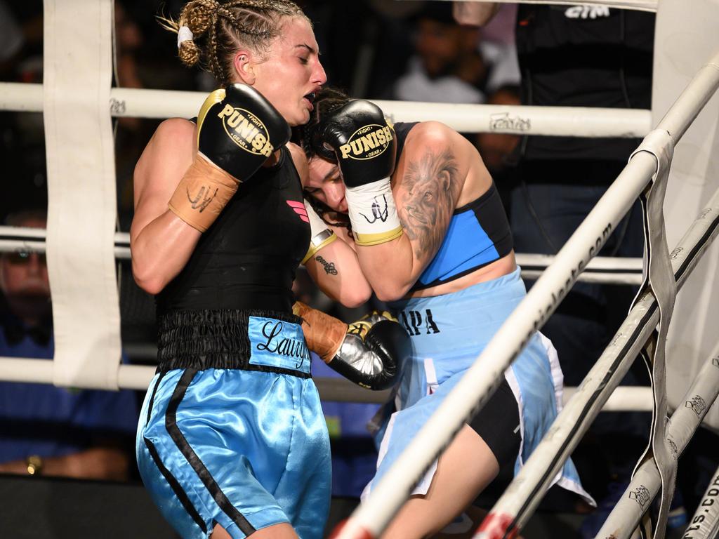 IBA boxing: Lauryn Eagle takes out World Female Super Featherweight ...