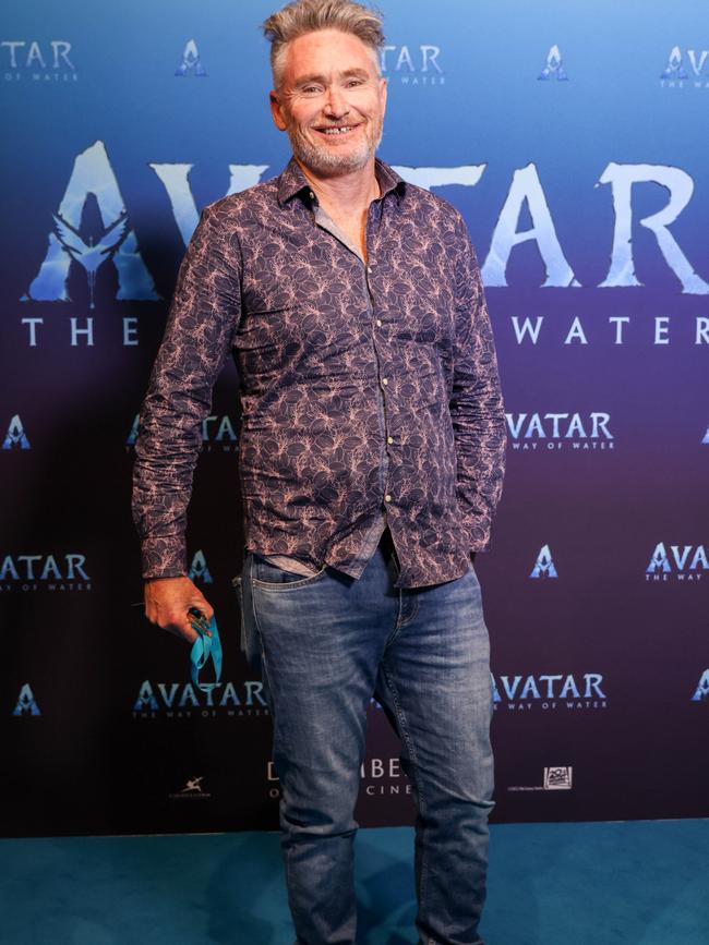 Dave Hughes in 2022 at a screening of Avatar: The Way of Water.