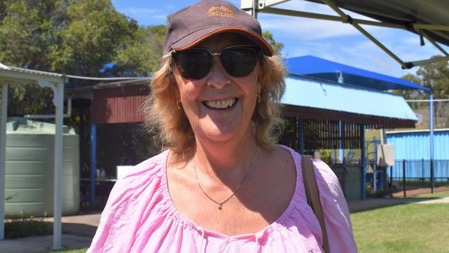 Rosemary Ball enjoying the sun on Australia Day at Glenwood.