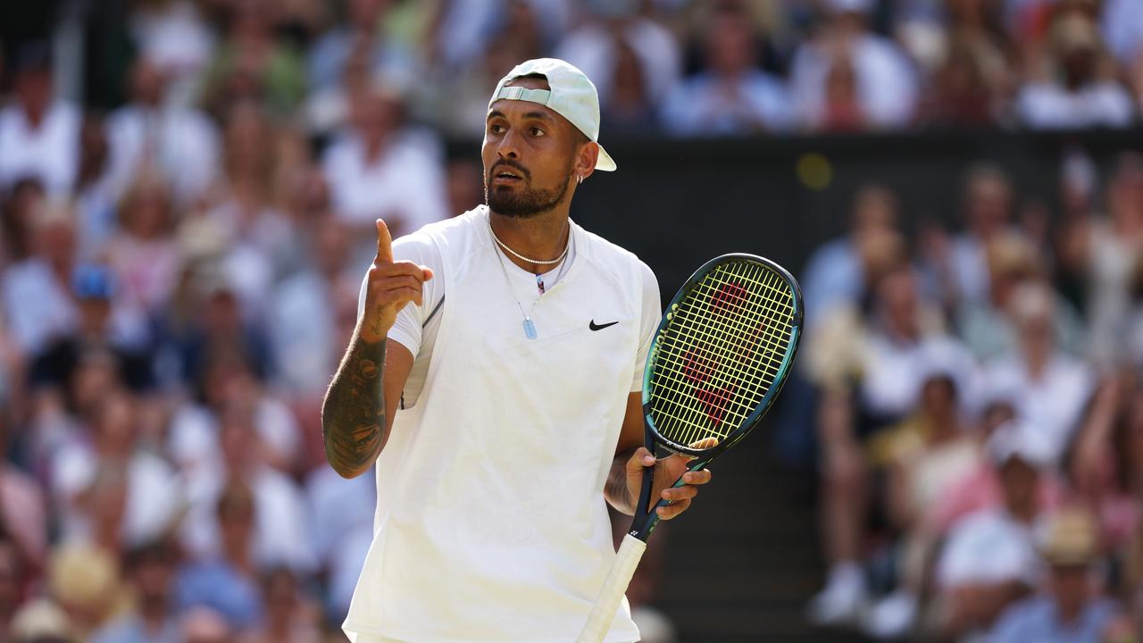 Wally Masur says Nick Kyrgios can still compete for grand slams as long as the tennis star gets his body right following an injury-ravaged year. Picture: Clive Brunskill/Getty Images