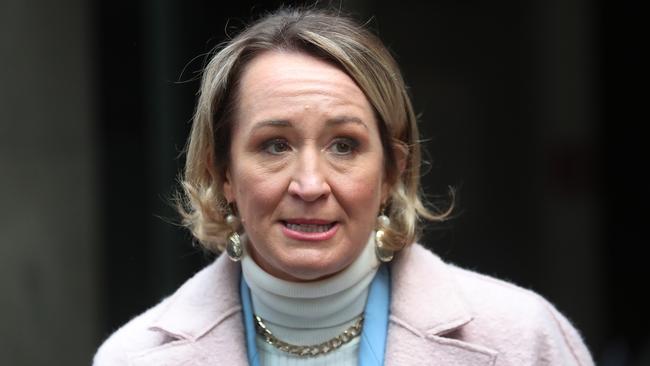 Shine Lawyers chief legal officer Lisa Flynn outside the Old High Court. Picture: David Crosling