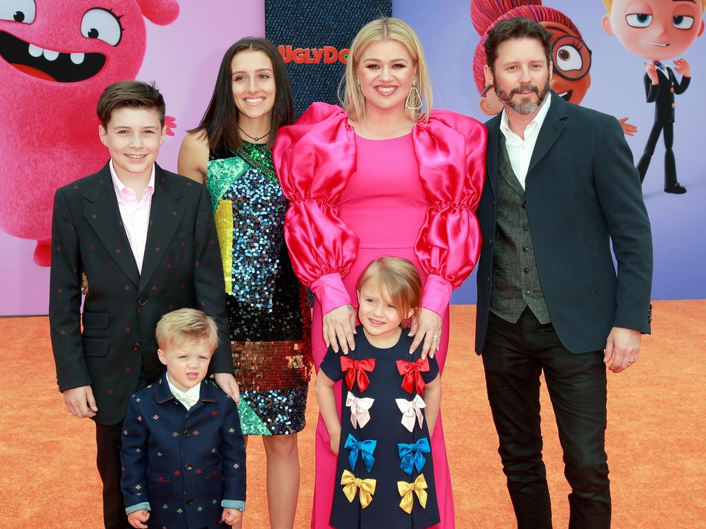 The exes share two children, River Rose and Remington, and Blackstock has two children from a previous relationship, Savannah and Seth. Picture: Rich Fury/Getty Images