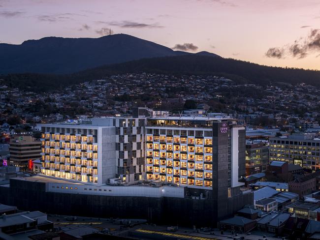 The newly opened Crowne Plaza Hotel in Hobart’s CBD. Picture: Francois Fourie