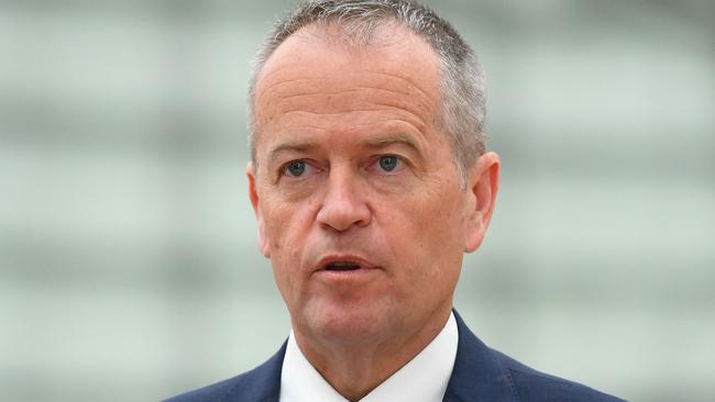 Opposition Leader Bill Shorten in Melbourne yesterday. Picture: Getty Images