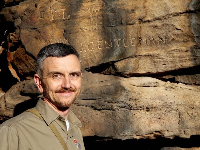 Sydney University academic Dr Peter Hobbins at the former quarantine station on Sydney’s North Head.