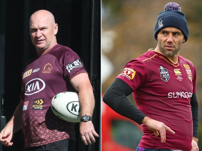 (L-R) Allan Langer and Cameron Smith.