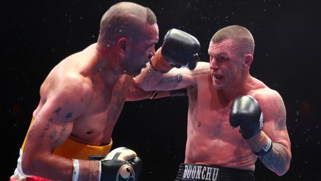 It was the final bout of their careers for both fighters. Picture: Getty Images