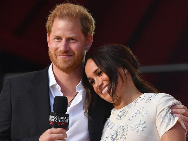 Prince Harry and Meghan Markle. Picture: Angela Weiss / AFP.