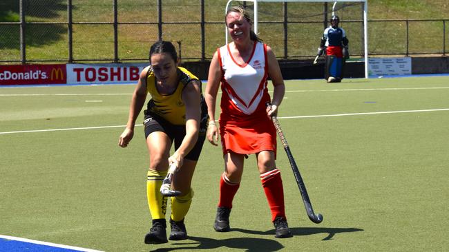 Photos from Darwin B-grade hockey grand final day. Picture: Darcy Jennings.